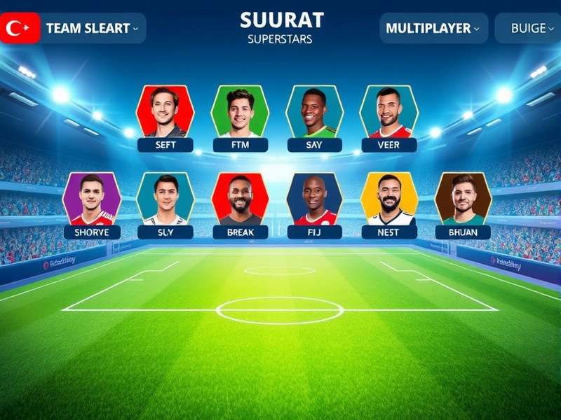Surat Football Superstars multiplayer match